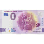 0 Euro Souvenir Biljet Johannes Vermeer De liefdesbrief